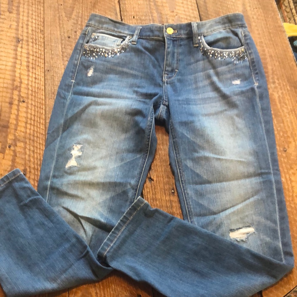 White House Black Market Bedazzled jeans